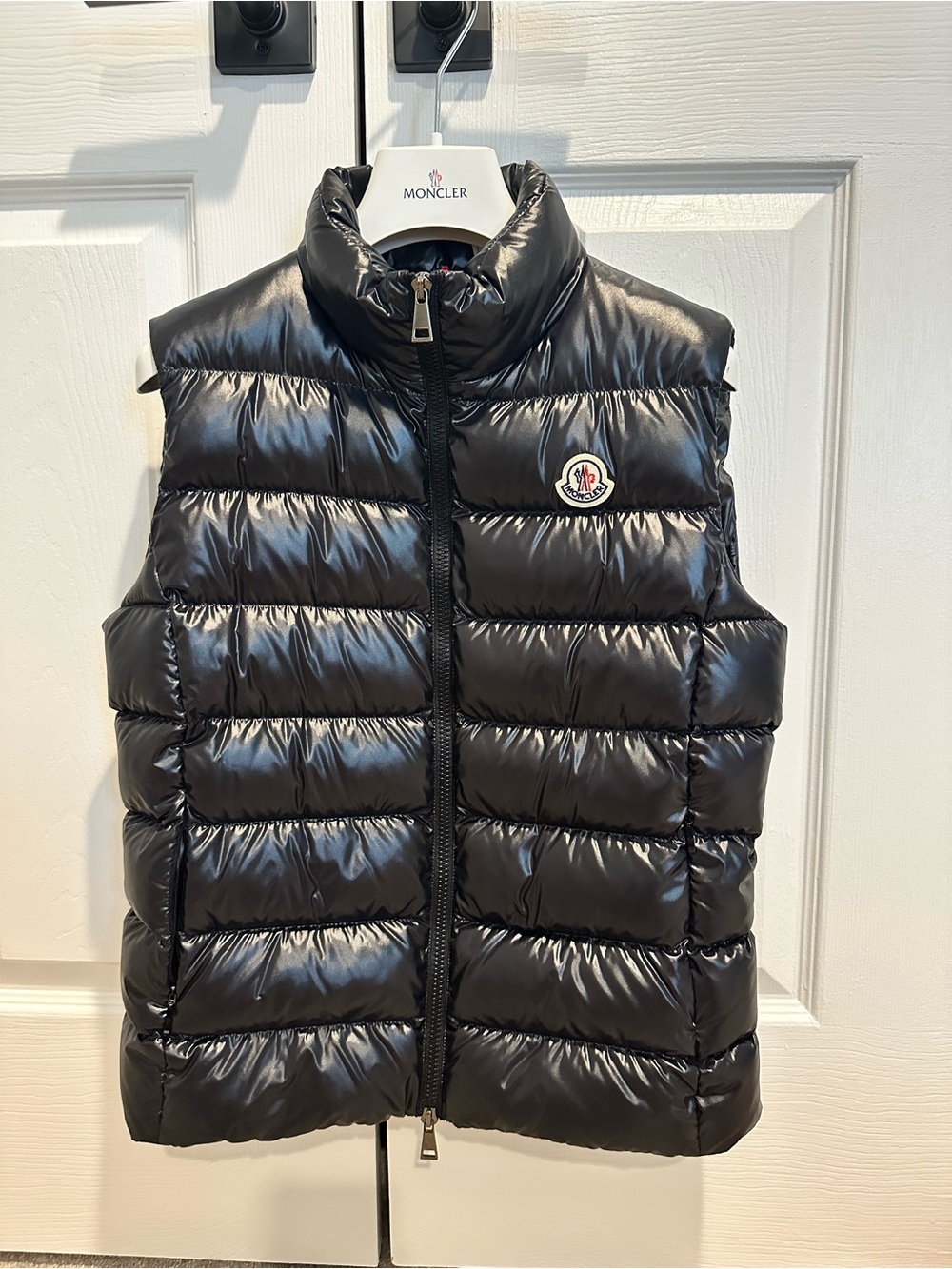 Moncler Women’s Black Ghany Quilted Down Vest